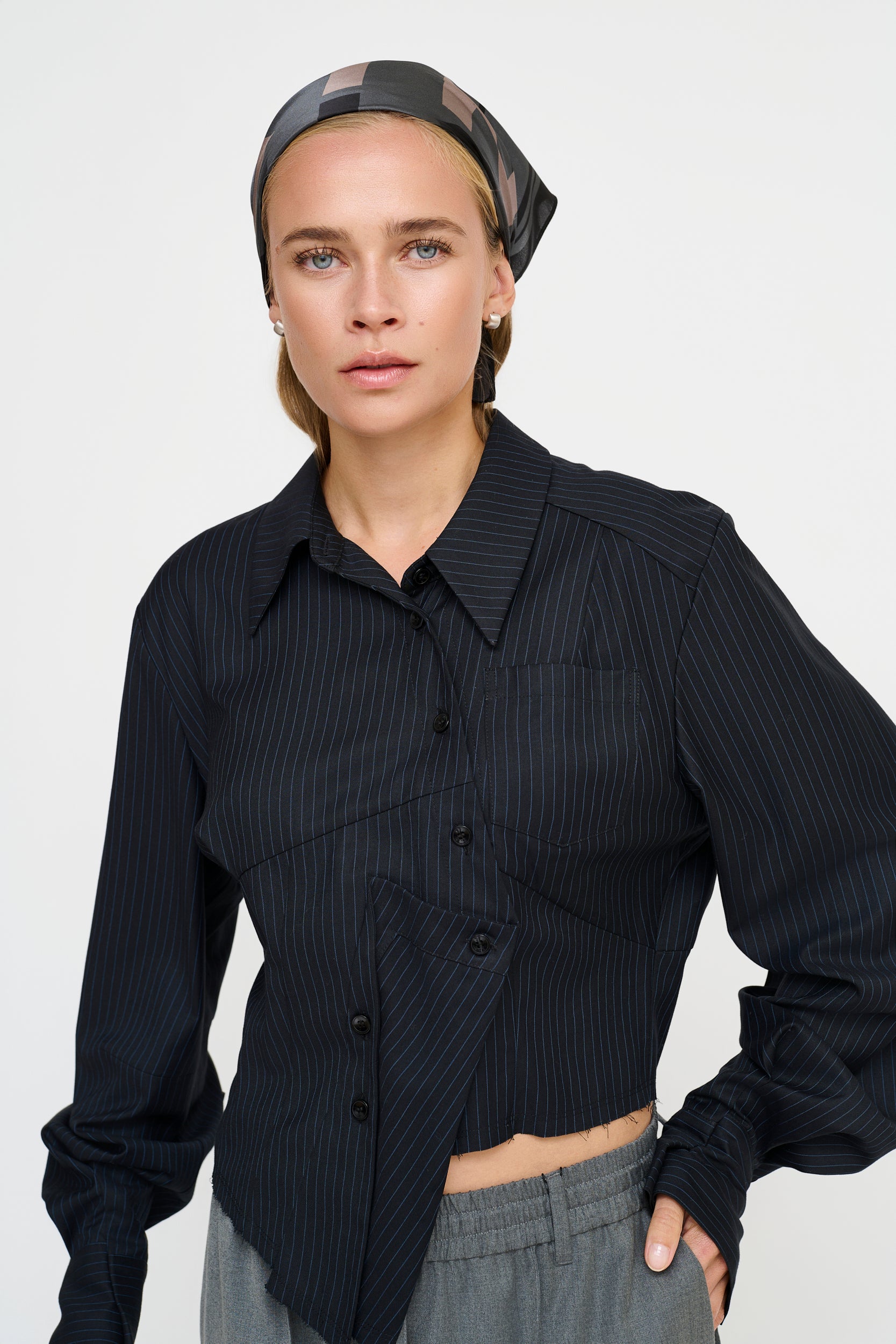 CRJayla Nålestribet Skjorte